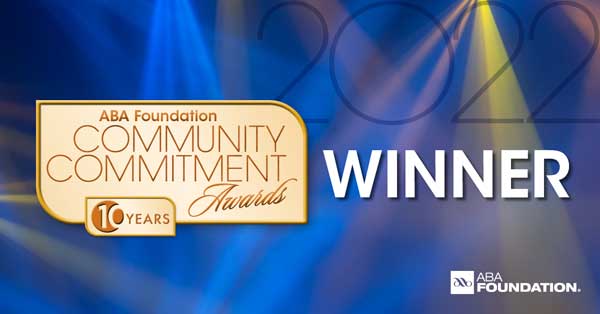 ABA Community Commitment Award Image
