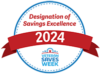2024 Veteran's Saves Week Designation of Savings Excellence Award