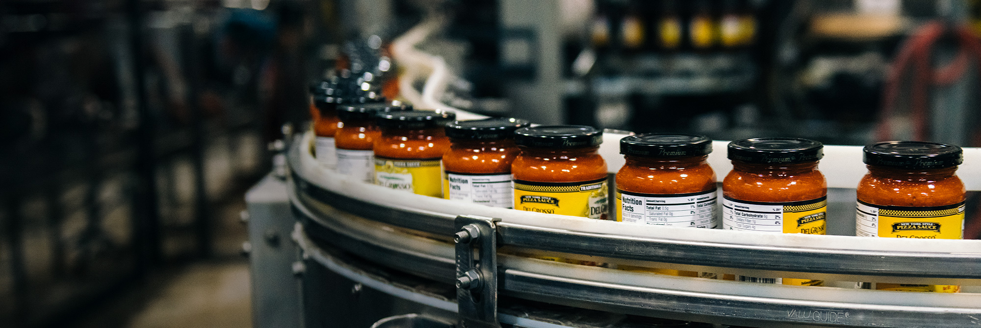 Image of spaghetti jars from Delgrosso