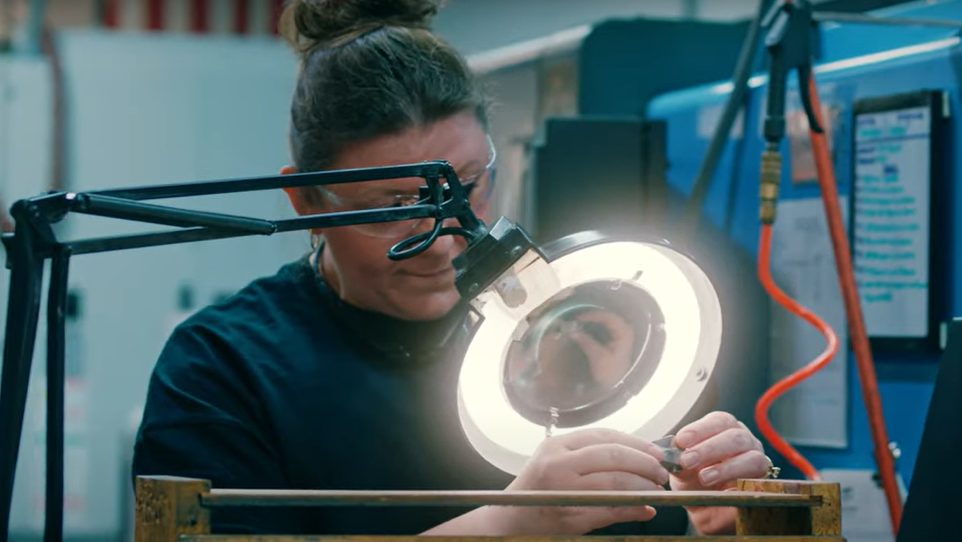 Woman Working In Manufacturing